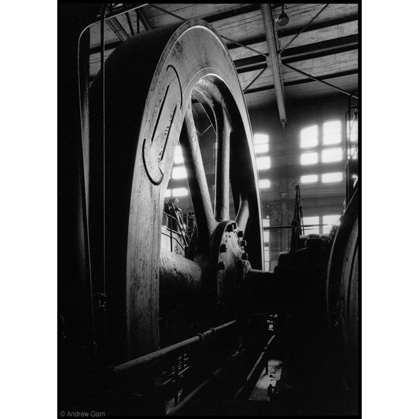 Wheel in Power House, Bethlehem Steel, PA