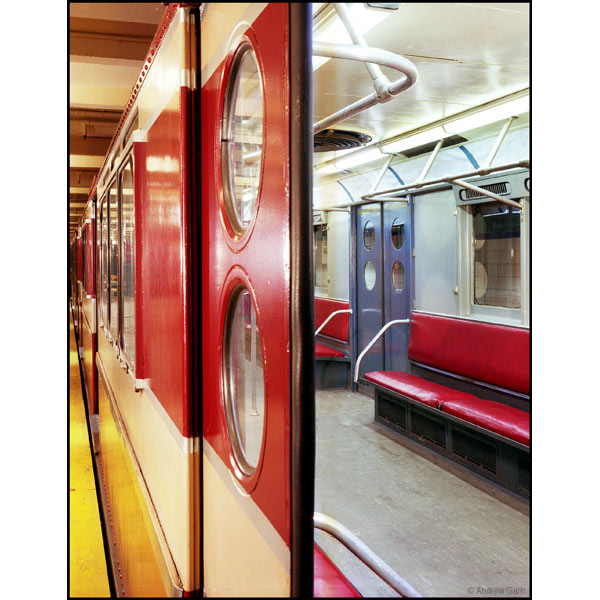 redbird IRT subway car